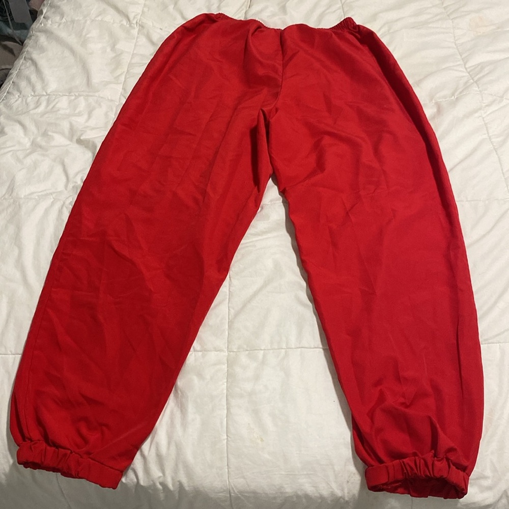 Vibrant Red Jogger Pants - Picture 3 of 4